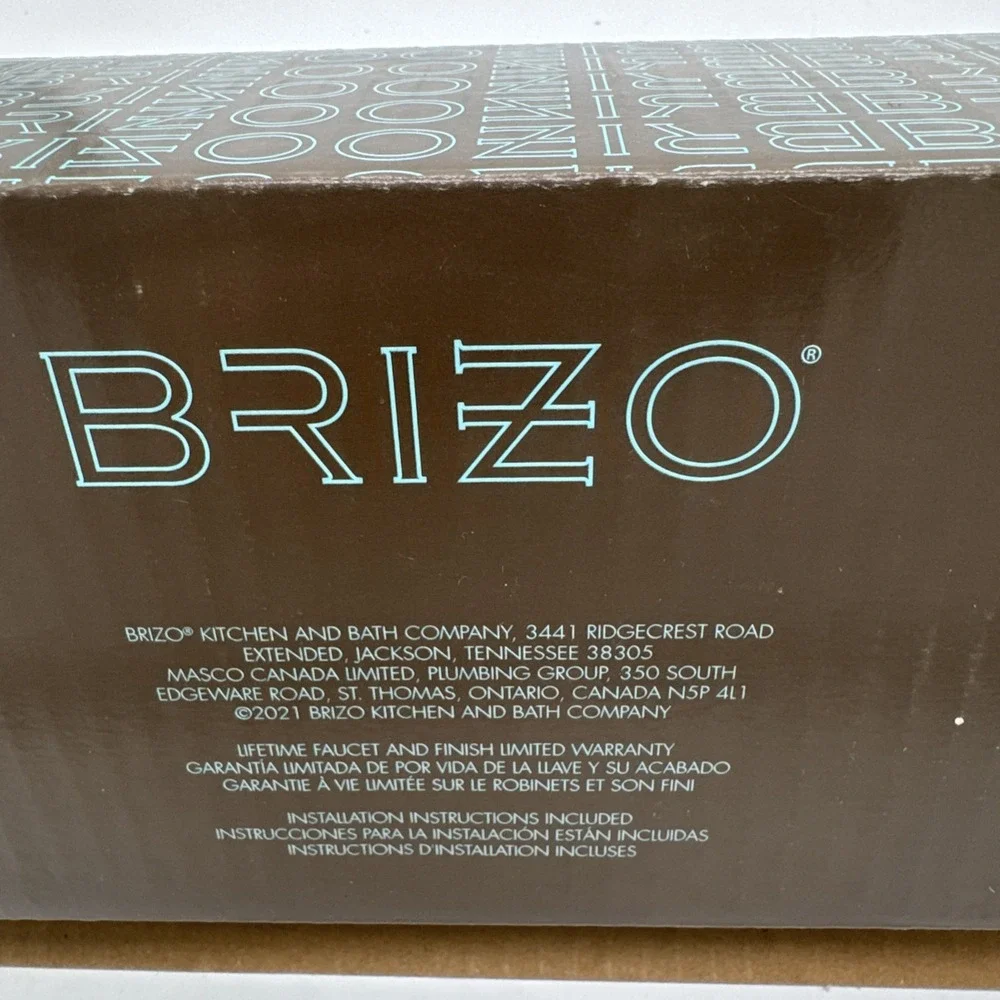 Brizo T65722LF-NK Frank Lloyd Wright 1.2 GPM Wall Mounted Bathroom Faucet Side S